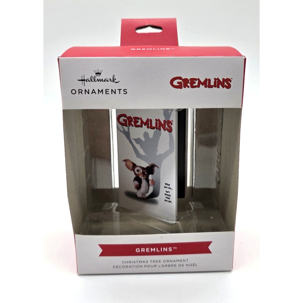Hallmark Gremlins VHS Cassette Tape Retro Christmas Ornament New‎